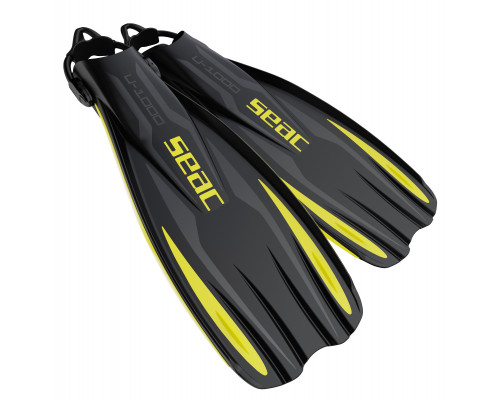 Ласты SEAC SUB U-1000 SLING STRAP YELLOW/BLACK