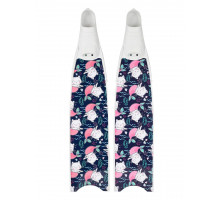 Ласты стеклопластиковые LEADERFINS MERMACAT LIMITED EDITION WHITE EXTRA SOFT