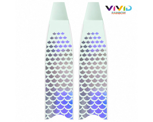Лопасти стеклопластиковые LEADERFINS ICE RAINBOW MERMAID WHITE SOFT
