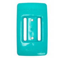 Груз поясной ДАЙВГРУЗ 1 кг, пластикатное покрытие, обтекаемый, лазурный