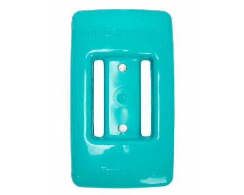 Груз поясной ДАЙВГРУЗ 1 кг, пластикатное покрытие, обтекаемый, лазурный