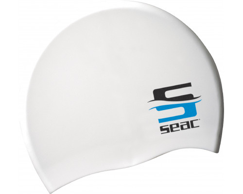 Шапочка для плавания SEAC SUB SWIM WHITE, силиконовая