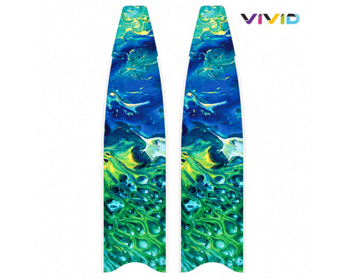 Лопасти стеклопластиковые LEADERFINS LIMITED EDITION BLURE WHITE MEDIUM