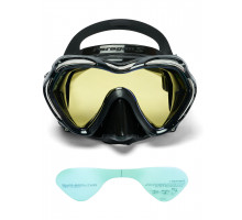 Маска TUSA PARAGON S, черная рамка, черный силикон