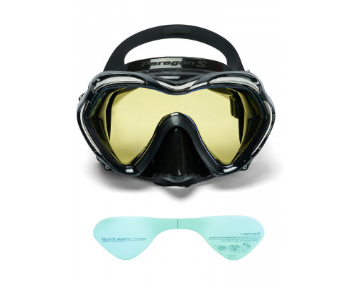 Маска TUSA PARAGON S, черная рамка, черный силикон