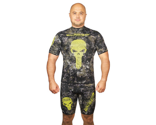 Майка EPSEALON SKULL TACTICAL CAMO 2.5 мм, короткие рукава