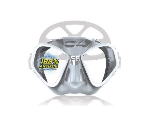 Маска C4 CONDOR ANTIFOG SILVER/WHITE 