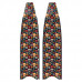 Лопасти карбоновые LEADERFINS LIMITED EDITION SKULLS BLACK MEDIUM