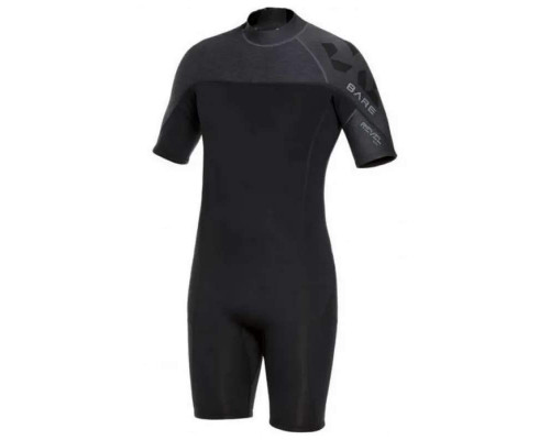 Гидрокостюм BARE REVEL SHORTY MENS 2 мм, серый