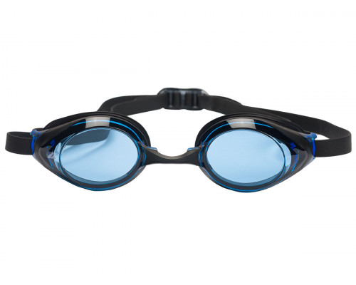 Очки для плавания VIEW PIRANA, синяя рамка/черный силикон