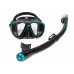 Комплект TUSA SPORT UCR2425PM, бирюзовый, маска+трубка