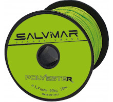 Линь SALVIMAR POLYESTER, ядовито-зеленый ø1.7 мм, 90 кг, для катушки 50 м, цена за метр