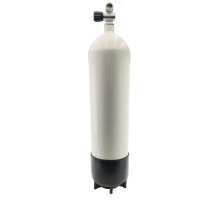 Баллон VITKOVICE CYLINDERS стальной 12л 230бар 171мм, вентиль М25х2 232бар, с башмаком, белый