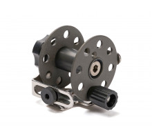 Катушка PELENGAS алюминиевая с нержавеющим кронштейном 55 мм, универсальная