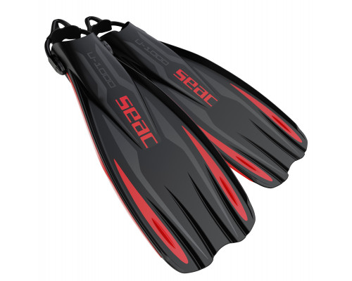 Ласты SEAC SUB U-1000 SLING STRAP RED/BLACK