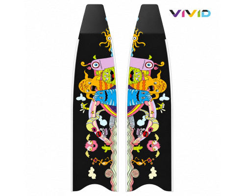Лопасти стеклопластиковые LEADERFINS LIMITED EDITION UGLY TOYS WHITE MEDIUM