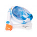 Маска полнолицевая SCUBA BROTHERS BEATLE KID CLEAR/BLUE, с креплением камеры GoPro