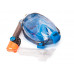 Маска полнолицевая SCUBA BROTHERS BEATLE SMOKY/BLUE, с креплением камеры GoPro