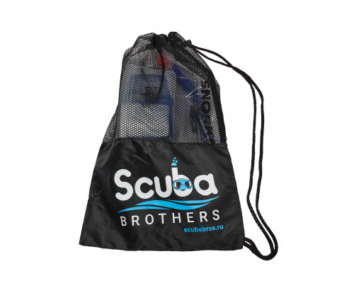 Набор для плавания SCUBA BROTHERS BETTA BLUE, маска, трубка, сумка