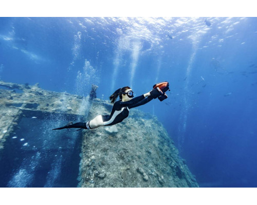 Скутер электрический подводный SUBLUE NAVBOW PLUS ORANGE 158 Wh