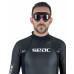 Очки маска для плавания SEAC SUB SONIC BLACK/RED, тонированные стекла