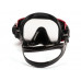 Комплект TUSA SPORT BLACK SERIES BLACK/DARK RED, маска+трубка+ласты
