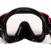 Комплект TUSA SPORT BLACK SERIES BLACK/DARK RED, маска+трубка+ласты