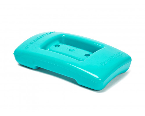 Груз поясной ДАЙВГРУЗ 1 кг, пластикатное покрытие, обтекаемый, лазурный