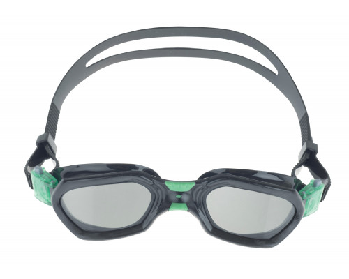 Очки для плавания SEAC SUB AQUATECH BLACK/GREEN, тонированные стекла