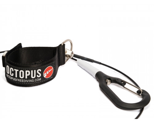 Лайнер с браслетом для фридайвинга OCTOPUS CLASSIC BLACK 120 см
