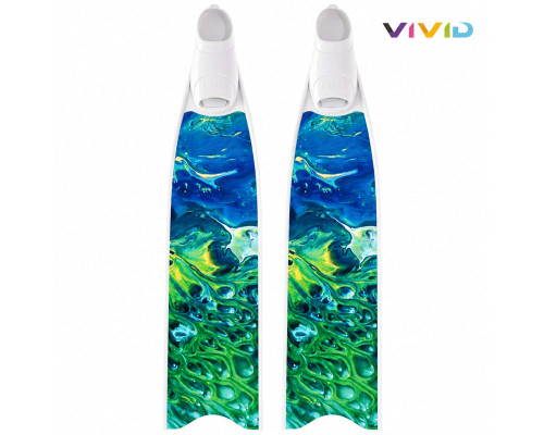 Лопасти стеклопластиковые LEADERFINS LIMITED EDITION BLURE WHITE MEDIUM