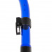 Трубка MARLIN DRY MAX, blue/black (прямая гофра)