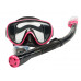Комплект для плавания TUSA SPORT UCR1625P, розовый, маска+трубка