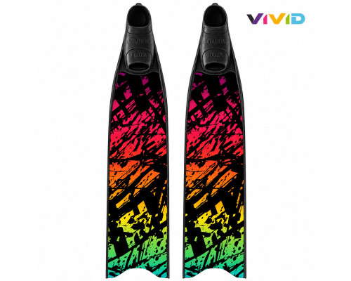 Лопасти стеклопластиковые LEADERFINS LIMITED EDITION VORTEX GLOW BLACK SOFT