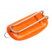 Груз поясной ДАЙВГРУЗ МЫШЬ 1 кг, быстросъемный довесок, пластикатное покрытие, оранжевый