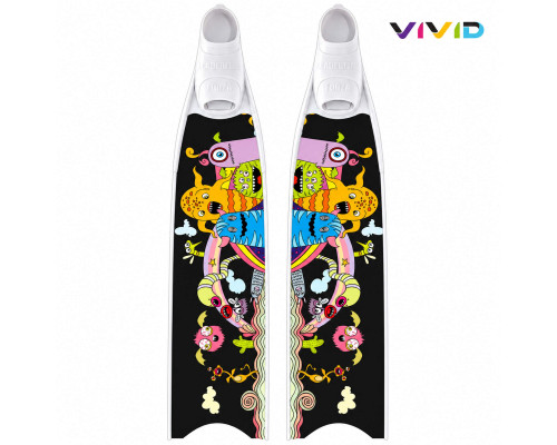 Лопасти стеклопластиковые LEADERFINS LIMITED EDITION UGLY TOYS WHITE MEDIUM