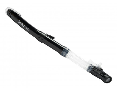Трубка SCUBA BROTHERS CALYPSO BLACK/CLEAR, сухая