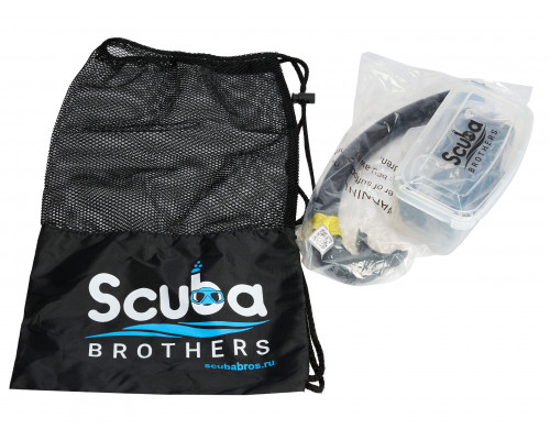 Набор для плавания C4 MARTIAN GRAY, маска, трубка, сумка