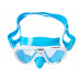 Маска SEAC SUB PROCIDA JUNIOR LIGHT BLUE, белая рамка/синий силикон