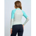 Футболка рашгард лонгслив SARGAN АГИДЕЛЬ 1.0 жен. UPF 50+ жемчужный/аквамарин