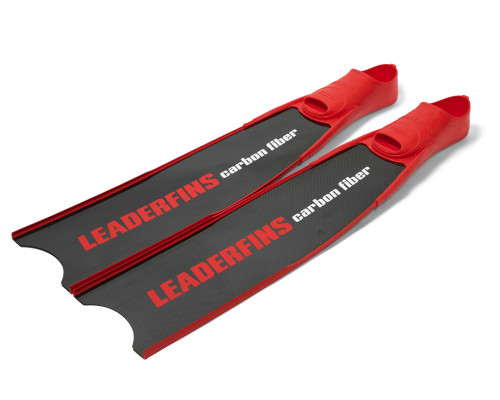 Ласты сендвич карбон LEADERFINS CARBON FIBER RED SOFT