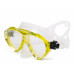 Маска SALVIMAR FRANCY PRO, прозрачный силикон/желтая рамка