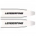 Лопасти стеклопластиковые LEADERFINS SNOW BLACK EXTRA SOFT