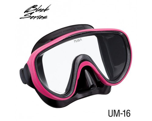 Комплект TUSA SPORT UP-1521 BLACK SERIES BLACK/PINK, маска+трубка+ласты