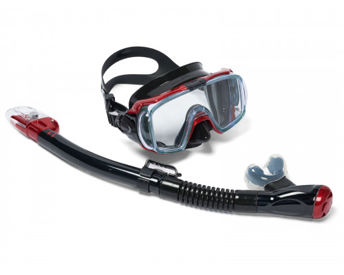 Комплект TUSA SPORT UCR3125, красный, маска+трубка