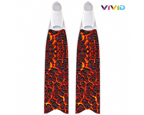 Лопасти стеклопластиковые LEADERFINS LIMITED EDITION LAVA WHITE MEDIUM