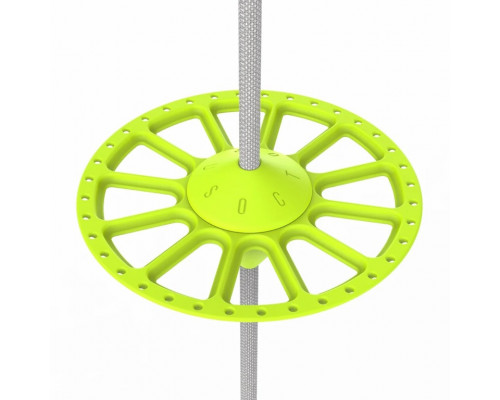 Тарелка донная для тэгов OCTOPUS FLUORESCENT YELLOW