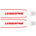 Лопасти стеклопластиковые LEADERFINS SNOW RED EXTRA SOFT