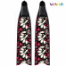 Лопасти стеклопластиковые LEADERFINS LIMITED EDITION FLORAL BLACK SOFT