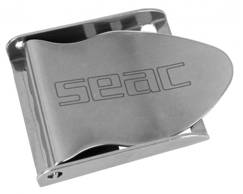 Пояс грузовой SEAC SUB STAINLESS BUCKLE BLACK, кордура с металлической пряжкой